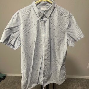 Calvin Klein short sleeve button up shirt